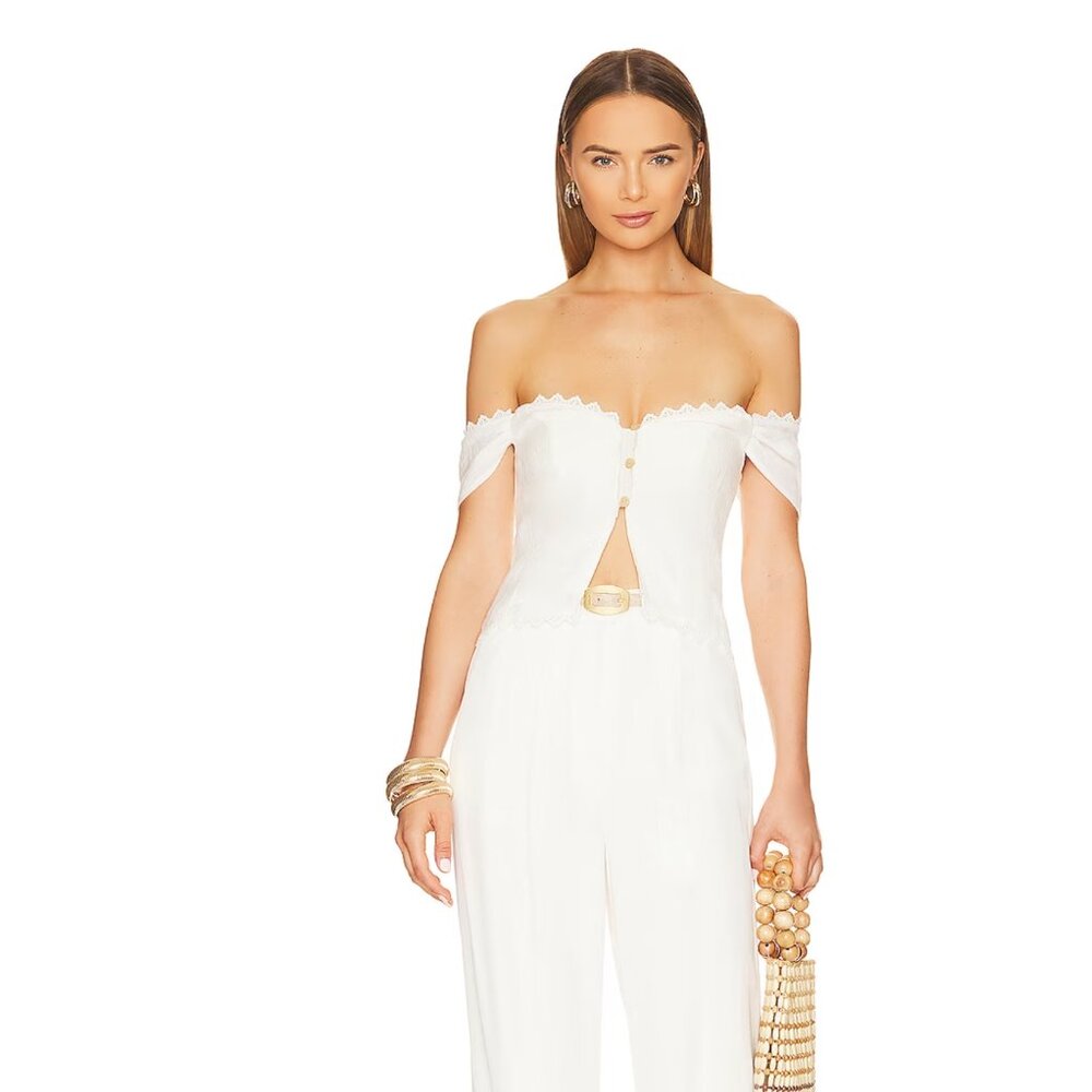 House of Harlow x REVOLVE Simone Blouse, Size XXS